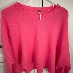 Free People Cashmere crop sweater